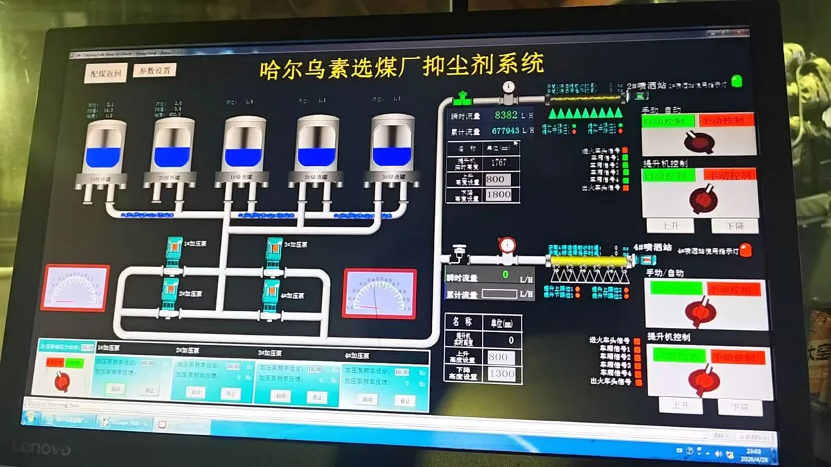 Zhuneng railway dust-sealing spray project project photo 2