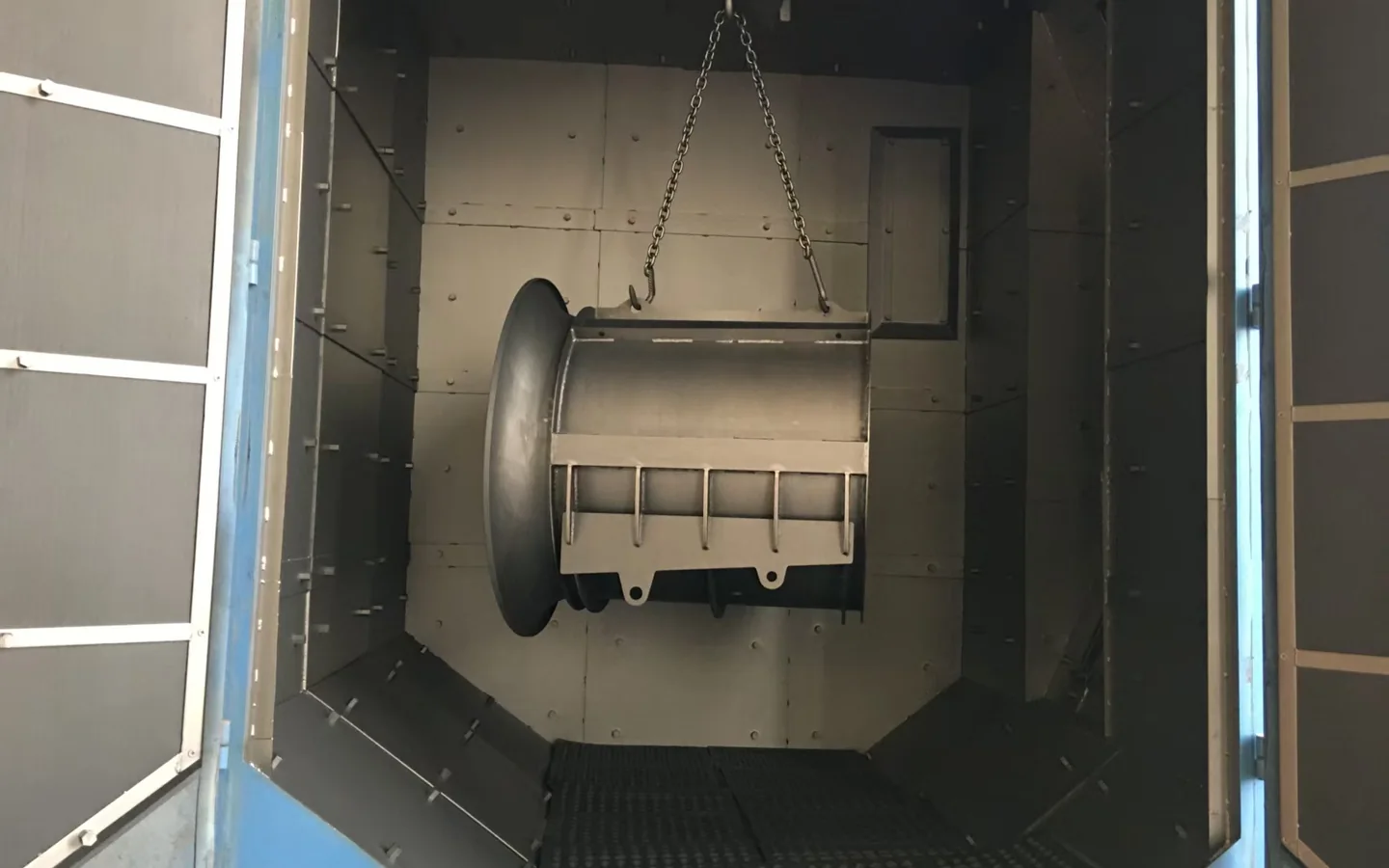 Shot blasting and surface pretreatment equipment in Betterway workshop