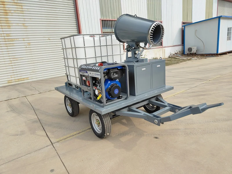 Mobile Betterway fog cannon unit for open-yard dust suppression