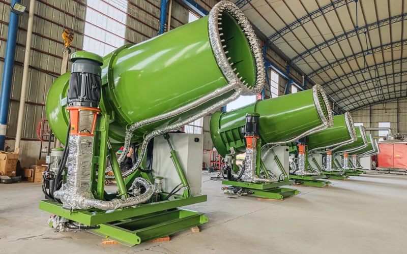 BTW-100 long-range fog cannon equipment shown in full
