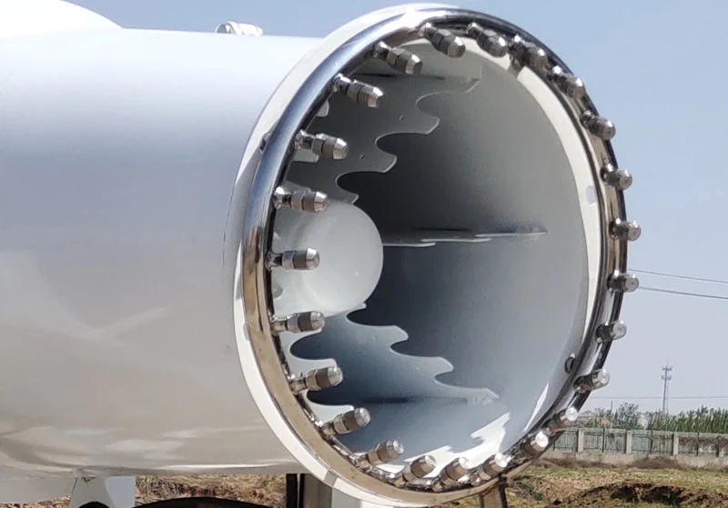 Single-ring fog cannon nozzle layout with standard spray nozzles