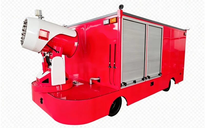 Wheeled fire-fighting robot hero image